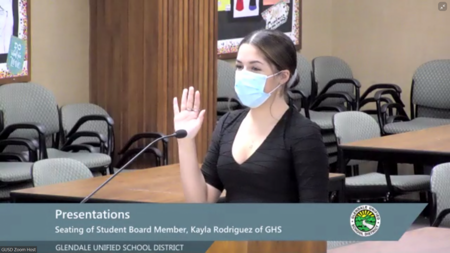 ASB President, Kayla Rodriguez, Named Student Board Representative