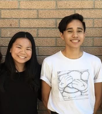 STAR president, Laurah Chau, and club vice president, John Calica.