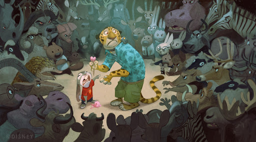 Zootopia concept art by Cory Loftis