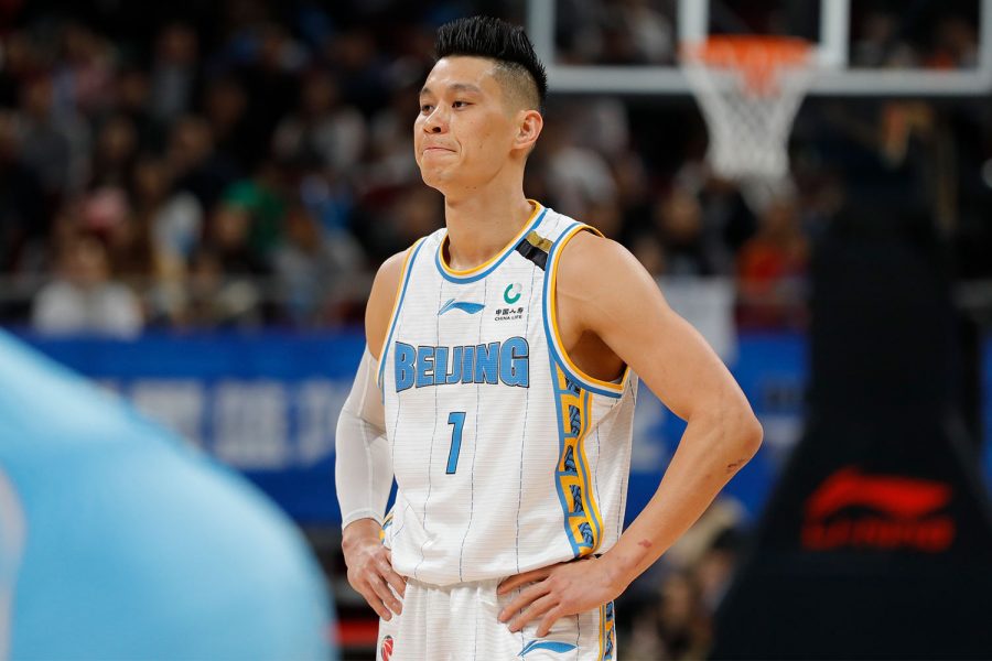 BEIJING, CHINA - DECEMBER 25: Jeremy Lin #7 of Beijing Ducks in action during 2019/2020 CBA League - Beijing Ducks v Xinjiang Yilite at Beijing Wukesong Sport Arena on December 25, 2019 in Beijing, China. (Photo by Fred Lee/Getty Images)