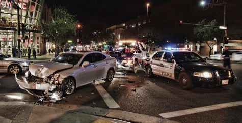 A street racing accident on Brand Blvd.