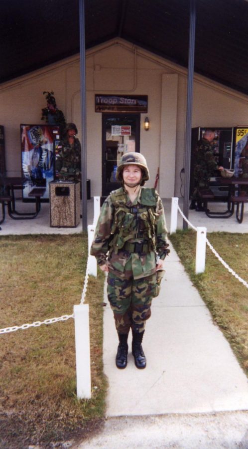 Ms. Kimberley Sinclair in her Army uniform