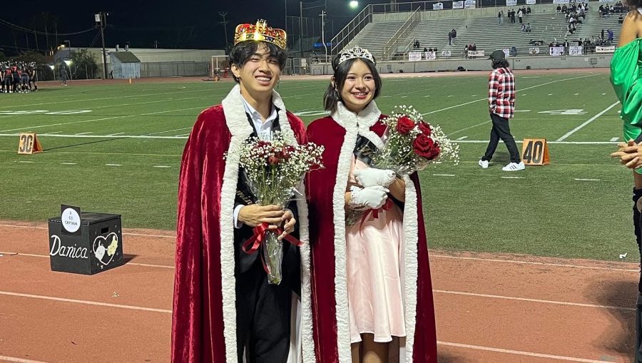 Lawrence Latiza and Sachi Valiente are your 2022 Homecoming High Royalty! Photograph by Alex Kalantaryan