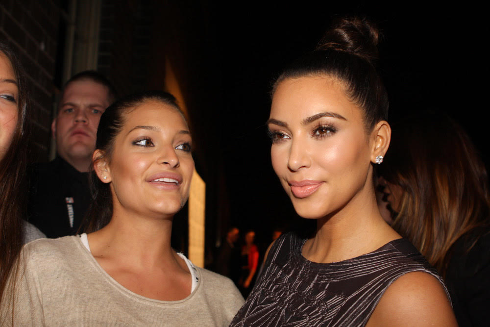 Kim Kardashian (right)