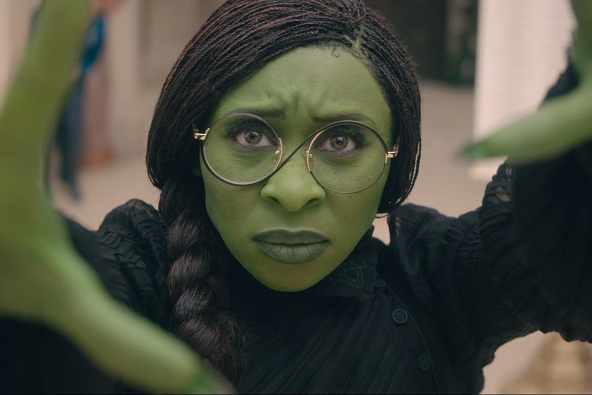 Cynthia Erivo defies gravity as Elphaba.