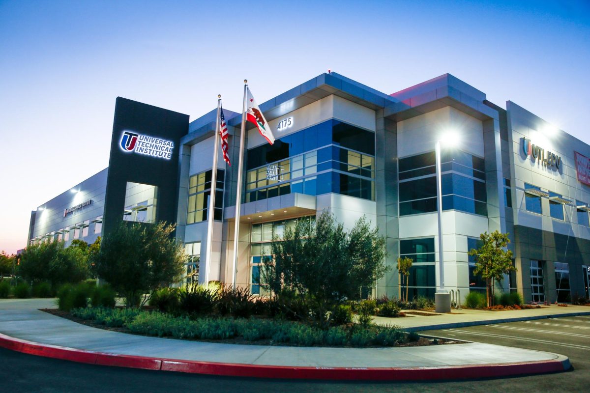 The Universal Technical Institute campus in Long Beach, CA